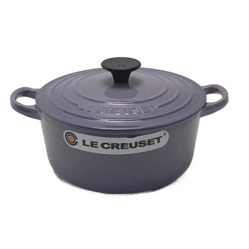 中古】 LE CREUSET ルクルーゼ 《 ココットロンド 》ライラックミスト