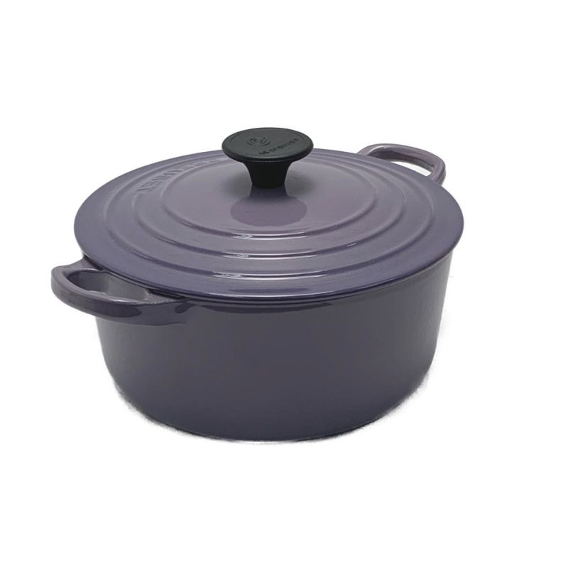 中古】 LE CREUSET ルクルーゼ 《 ココットロンド 》ライラックミスト 