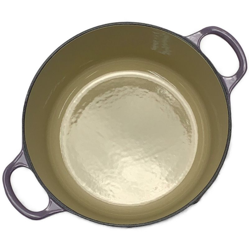 中古】 LE CREUSET ルクルーゼ 《 ココットロンド 》ライラックミスト