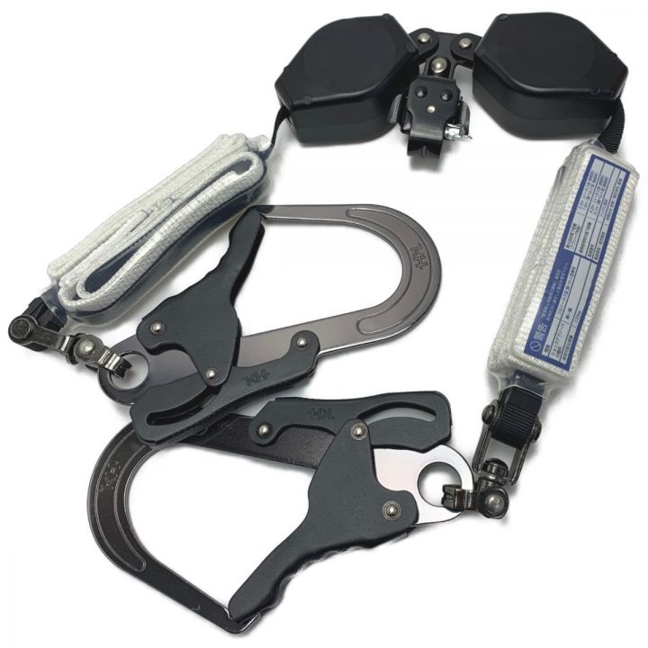 KH基陽 ダブル巻取式ランヤード 》インターロック付き / W1JPRK-17  