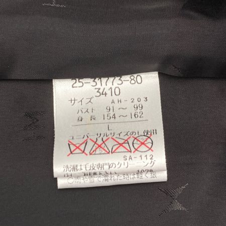  HANAE MORI ハナエモリ コート アンゴラ ウール サイズ L レディース 25-31773-80 ブラック