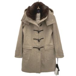 ☆☆ RUIRUE BOUTIQUE ダッフルコート サイズ LL レディース K801 アイボリー Bランク