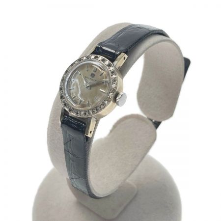  WALTHAM ウォルサム K14WG ダイヤベゼル 手巻き レディース 腕時計 アンティーク
