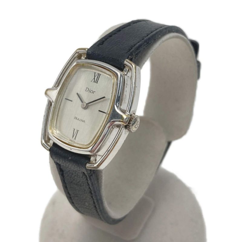 オリジナル 【正規稼働品】Dior 手巻き 腕時計 2針 ブローバ BULOVA 