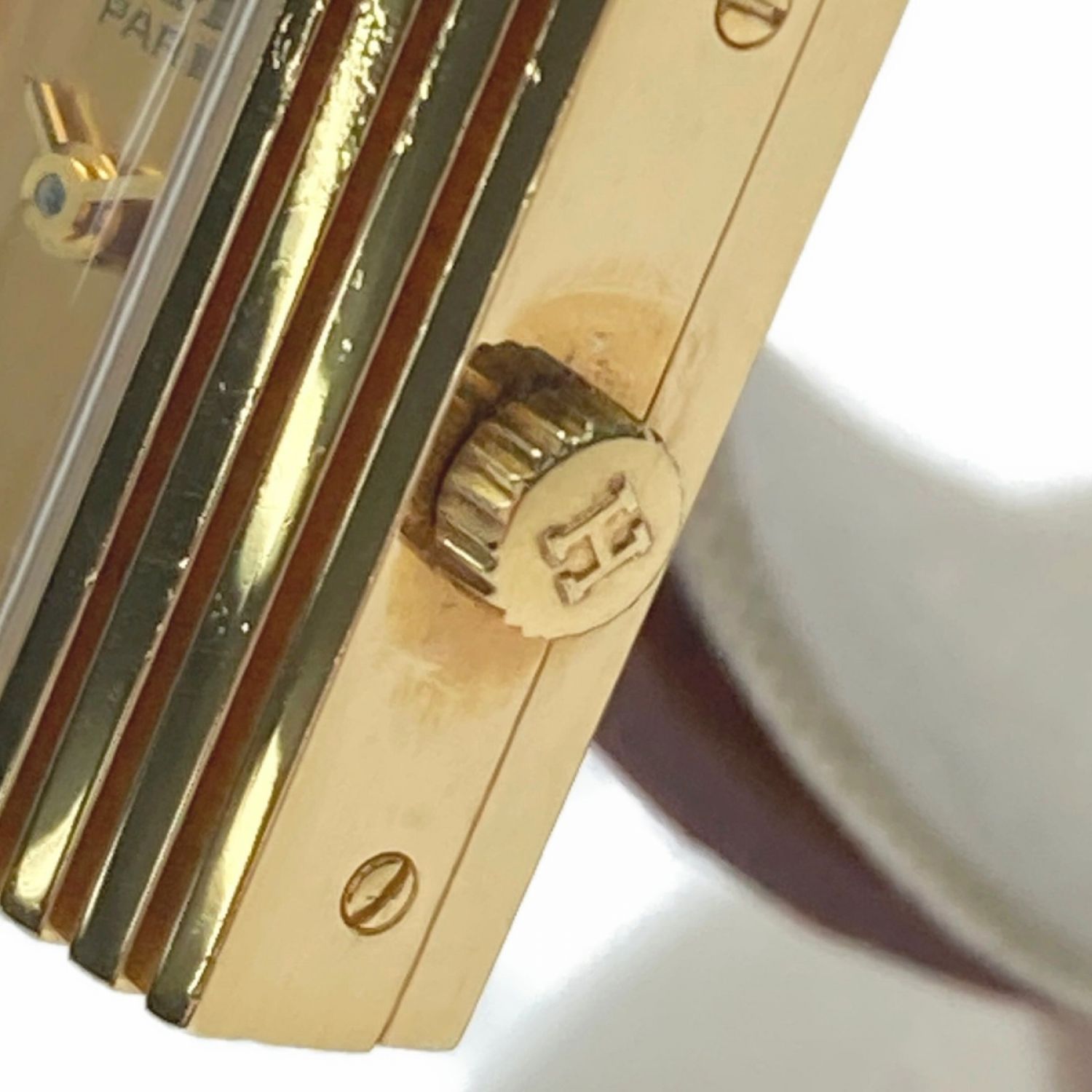 エルメス　レディース腕時計“ケリーウォッチ”　 ゴールド文字盤