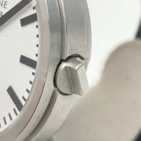  MONDAINE ストップトゥーゴー 30358 ホワイト クォーツ メンズ 腕時計 Stop2Go