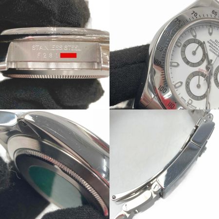 ROLEX ロレックス デイトナ F番 116520/F281567 ホワイト 自動巻き メンズ 腕時計 箱・ギャランティ有