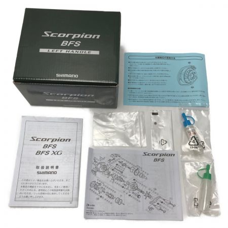  SHIMANO シマノ 17 スコーピオン BFS 左ハンドル 箱付き ベイトリール 03756