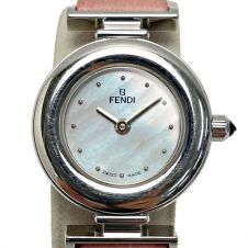 中古】 FENDI フェンディ FFロゴ GP ラウンドフェイス 320L ブラック