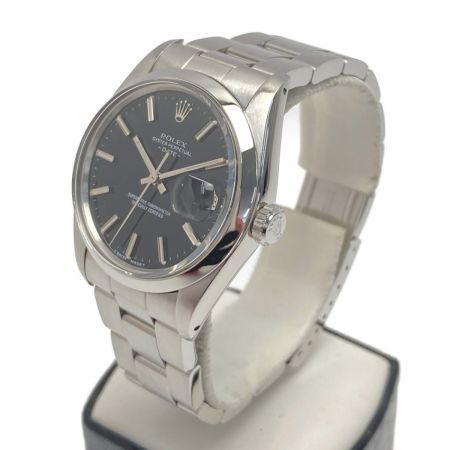  ROLEX ロレックス オイスターパーペチュアルデイト 1500 ブラック 自動巻き メンズ 腕時計