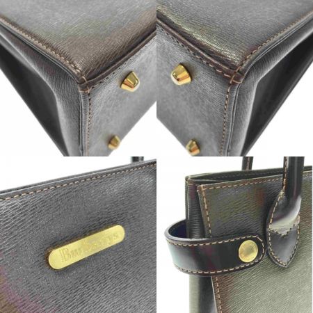  Burberrys バーバリーズ ハンドバッグ ブラウン レザー ノバチェック