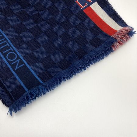  LOUIS VUITTON ルイヴィトン エシャルプ・メサジェ マフラー M70338 ブルー ウール ストール