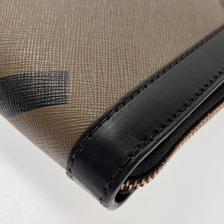  dunhill ダンヒル ラゲッジキャンバス ラージ ジップフォリオ DU19R3865SC231 キャメル クラッチバッグ PVC 布袋有