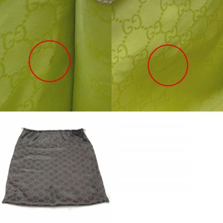  GUCCI グッチ ジャッキー トートバッグ 002.1064 ベージュ レザー 布袋有