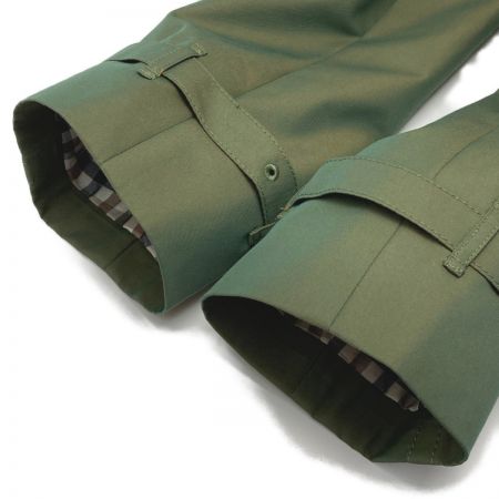  Aquascutum アクアスクキュータム トレンチコート サイズ 13号 レディース 4253101-47 オリーブ