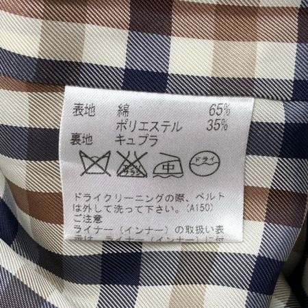  Aquascutum アクアスクキュータム トレンチコート サイズ 13号 レディース 4253101-47 オリーブ