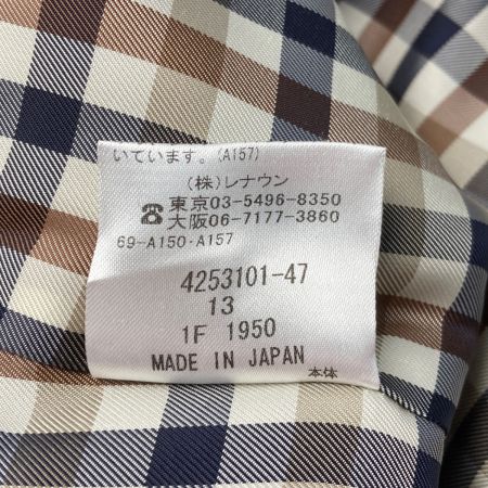  Aquascutum アクアスクキュータム トレンチコート サイズ 13号 レディース 4253101-47 オリーブ