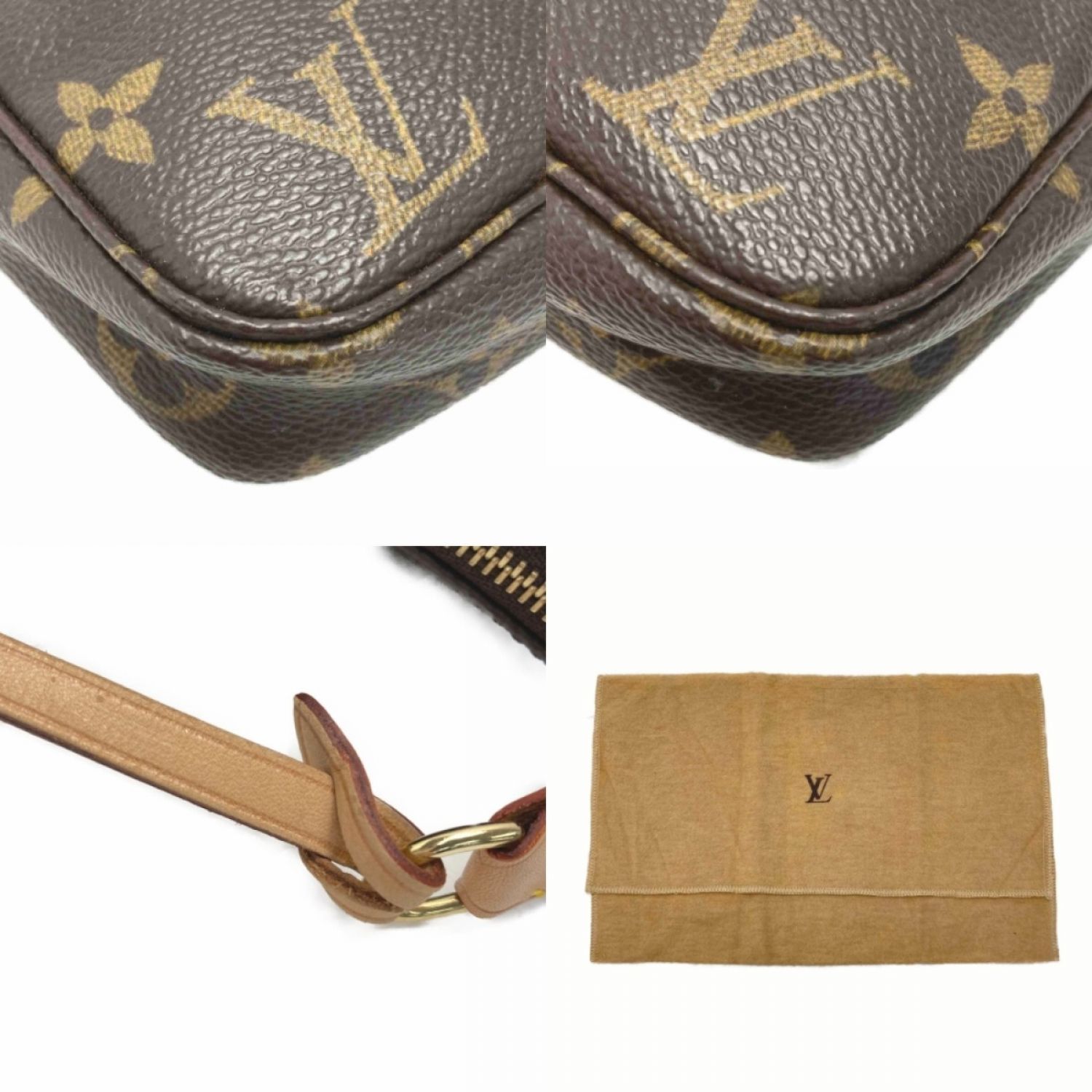 中古】 LOUIS VUITTON ルイヴィトン モノグラム ポシェット・アクセ