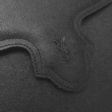  Yves Saint Laurent イブサンローラン YSL ロゴ 2WAYショルダーバッグ ブラック ヴィンテージ