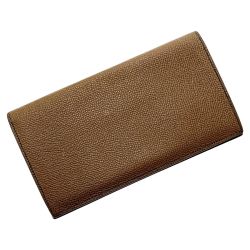 ☆☆ HERMES エルメス MC2 フレミング C刻印 バイカラー(ブラウンxブルー) 札入れ メンズ ヴォーエプソン Bランク