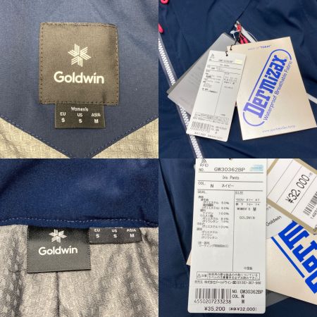  GOLDWIN ゴールドウィン スキーウェア 上下セット サイズ M レディース GW10364P/GW30362BP ネイビー