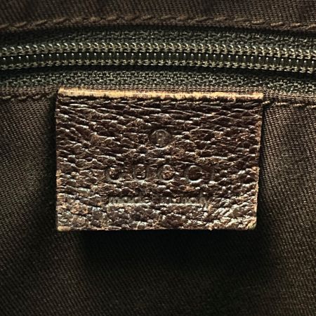  GUCCI グッチ GGキャンバス ワンショルダーバッグ 115003 ブラウン キャンバス×レザー