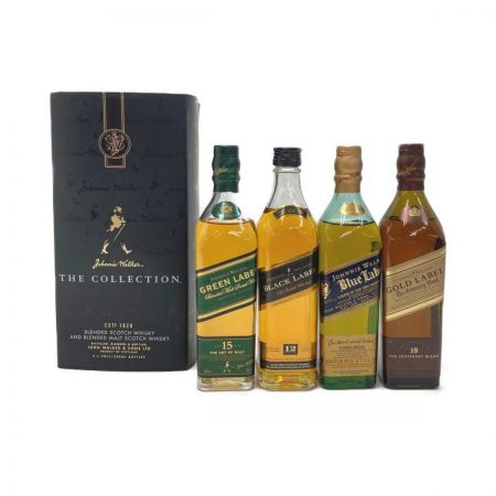  Johnnie Walker ジョニーウォーカー THE COLLECTION 200ml×4本セット 古酒 箱有 未開栓