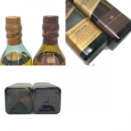  Johnnie Walker ジョニーウォーカー THE COLLECTION 200ml×4本セット 古酒 箱有 未開栓