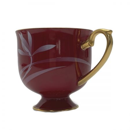  KORANSHA Co. Ltd. 香蘭社 ベネチアンレッド・ペアカップ&ソーサー 2Pセット