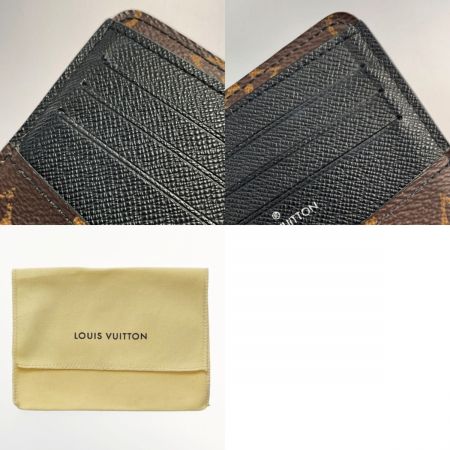  LOUIS VUITTON ルイヴィトン モノグラムマカサー ポルトフォイユ ガスパル ２つ折り札入れ M93801 モノグラム メンズ 布袋有