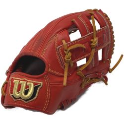☆☆ Wilson Staff ウィルソン 軟式 内野手 グローブ 右利き用 / RED Bランク