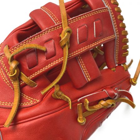  Wilson Staff ウィルソン 軟式 内野手 グローブ 右利き用 / RED