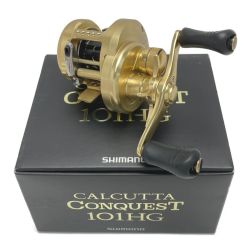 ☆☆ SHIMANO シマノ 15 カルカッタコンクエスト 101HG ベイトリール 箱付き 03438 Bランク