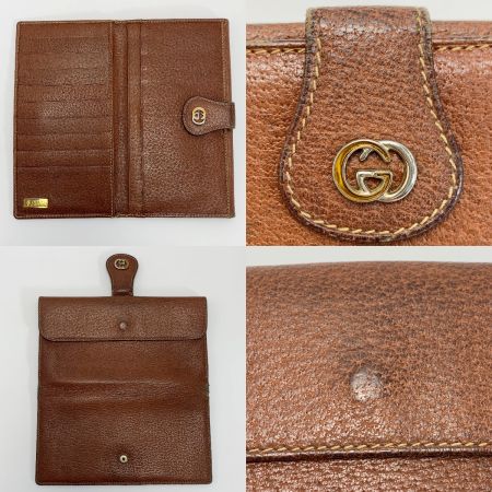  GUCCI グッチ インターロッキングG ピッグレザー 035･381･0294 ブラウン 長財布 レディース