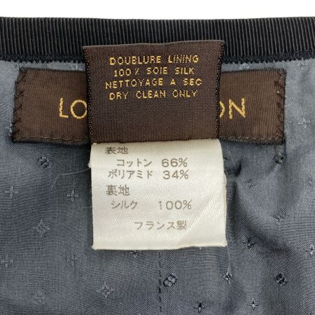  LOUIS VUITTON ルイヴィトン ジップアップ パイピングデザイン ミニスカート SIZE 36 レディース グレー