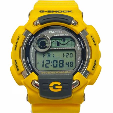 CASIO カシオ G-SHOCK フィッシャーマン メン・イン・イエロー DW-8600YJ-9T クォーツ メンズ 腕時計 FISHERMAN