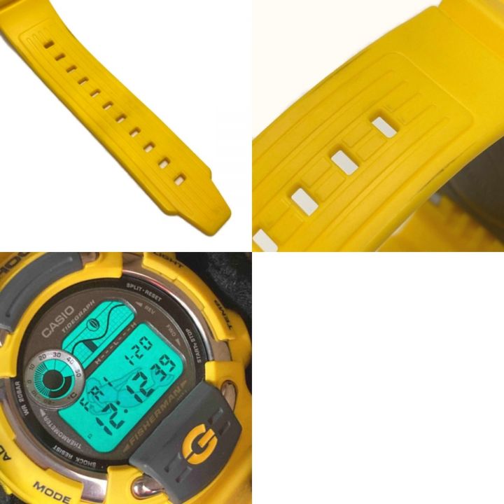 CASIO カシオ G-SHOCK フィッシャーマン メン・イン・イエロー DW-8600YJ-9T クォーツ メンズ 腕時計 FISHERMAN ｜中古｜なんでもリサイクルビッグバン