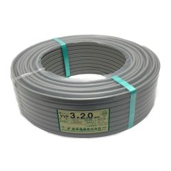 ☆☆  弥栄電線株式会社《 VVFケーブル 平形 》100m巻 / 灰色 / VVF3×2.0 / 11900602 3×2.0mm Sランク