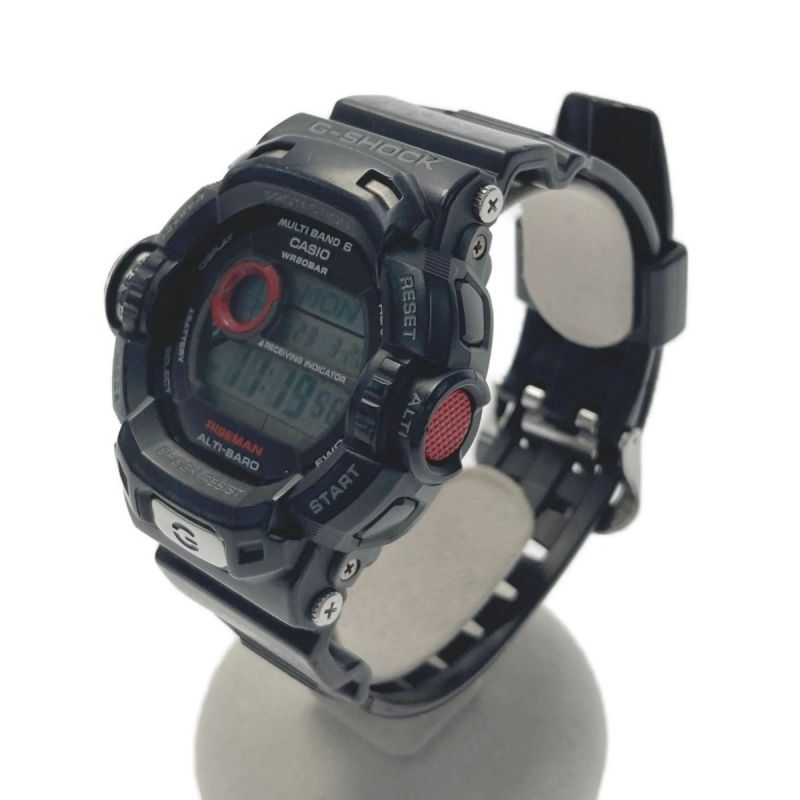 中古】 CASIO カシオ G-SHOCK ライズマン GW-9200J-1JF ブラック ...