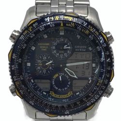☆☆ CITIZEN シチズン プロマスター ナビホーク ブルーエンジェルス C300-Q00842 ネイビー クォーツ メンズ 腕時計 Cランク