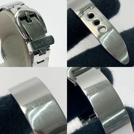  GUCCI グッチ バングルウォッチ 6700L ブラック文字盤 クォーツ レディース 腕時計