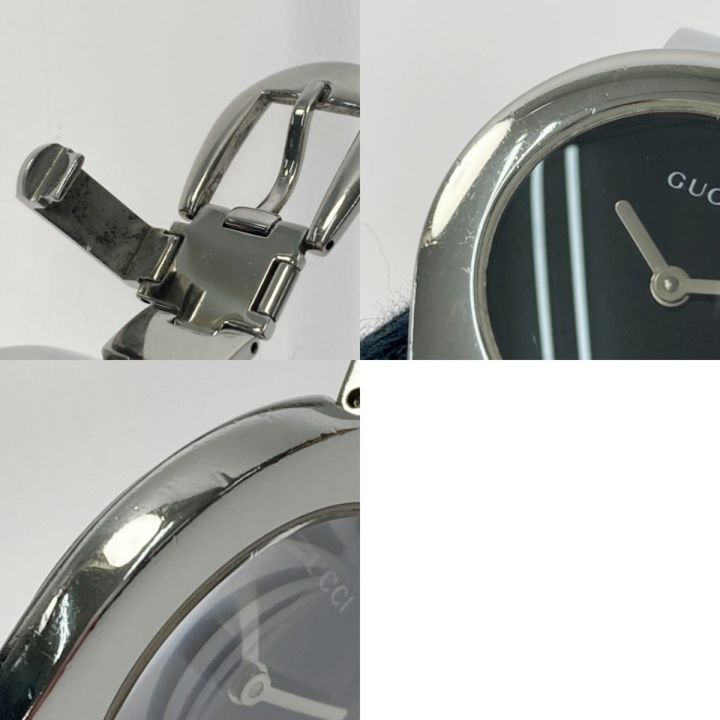 GUCCI グッチ バングルウォッチ 6700L ブラック文字盤 クォーツ 