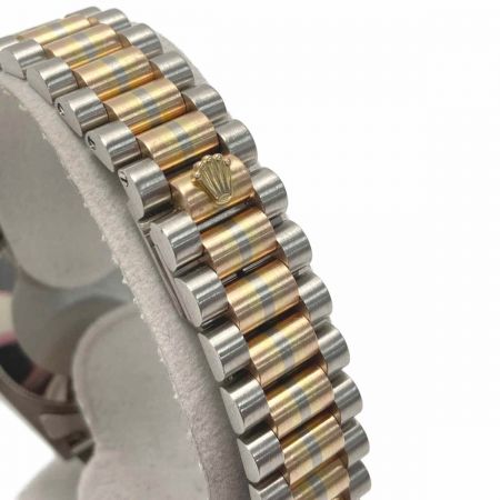  ROLEX ロレックス デイトジャスト トリドール 10P ベゼルダイヤ 68149/8807808 K18 自動巻き 腕時計