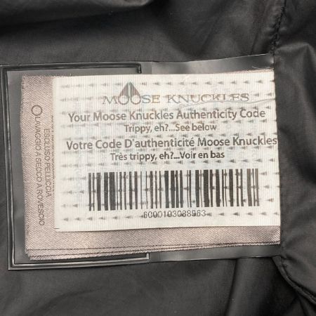  MOOSE KNUCKLES ムースナックルズ ダウンジャケット サイズ L メンズ CA 56669 ブラック