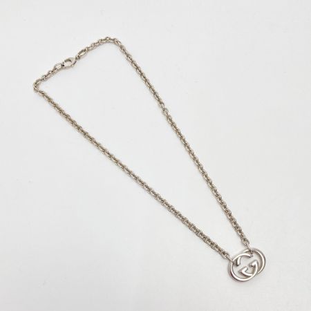  GUCCI グッチ インターロッキングG ネックレス シルバー Ag925