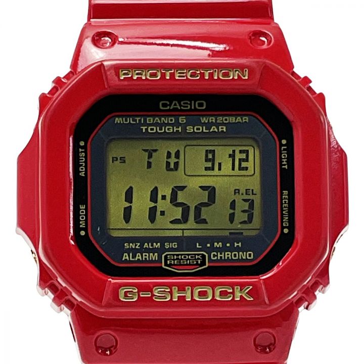 CASIO カシオ G-SHOCK 30周年記念限定モデル ライジングレッド GW-M5630A-4JR 電波ソーラー デジタル メンズ 腕時計 ｜中古｜なんでもリサイクルビッグバン