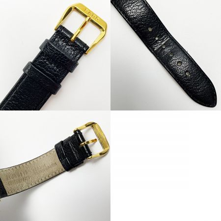  RADO ラドー FLORENCE Ref:160.3605.2N ブラック クォーツ メンズ レザー 腕時計