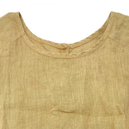  a+koloni リネンワンピース サイズ フリー レディース カーキ