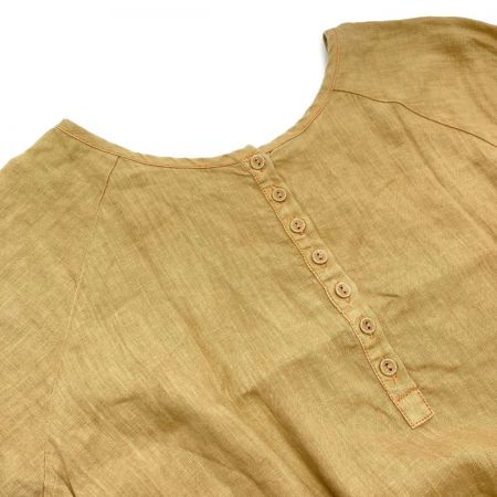  a+koloni リネンワンピース サイズ フリー レディース カーキ