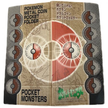  POCKET MONSTERS《 メタルコインポケットフォルダー 》ポケモン / 当時物